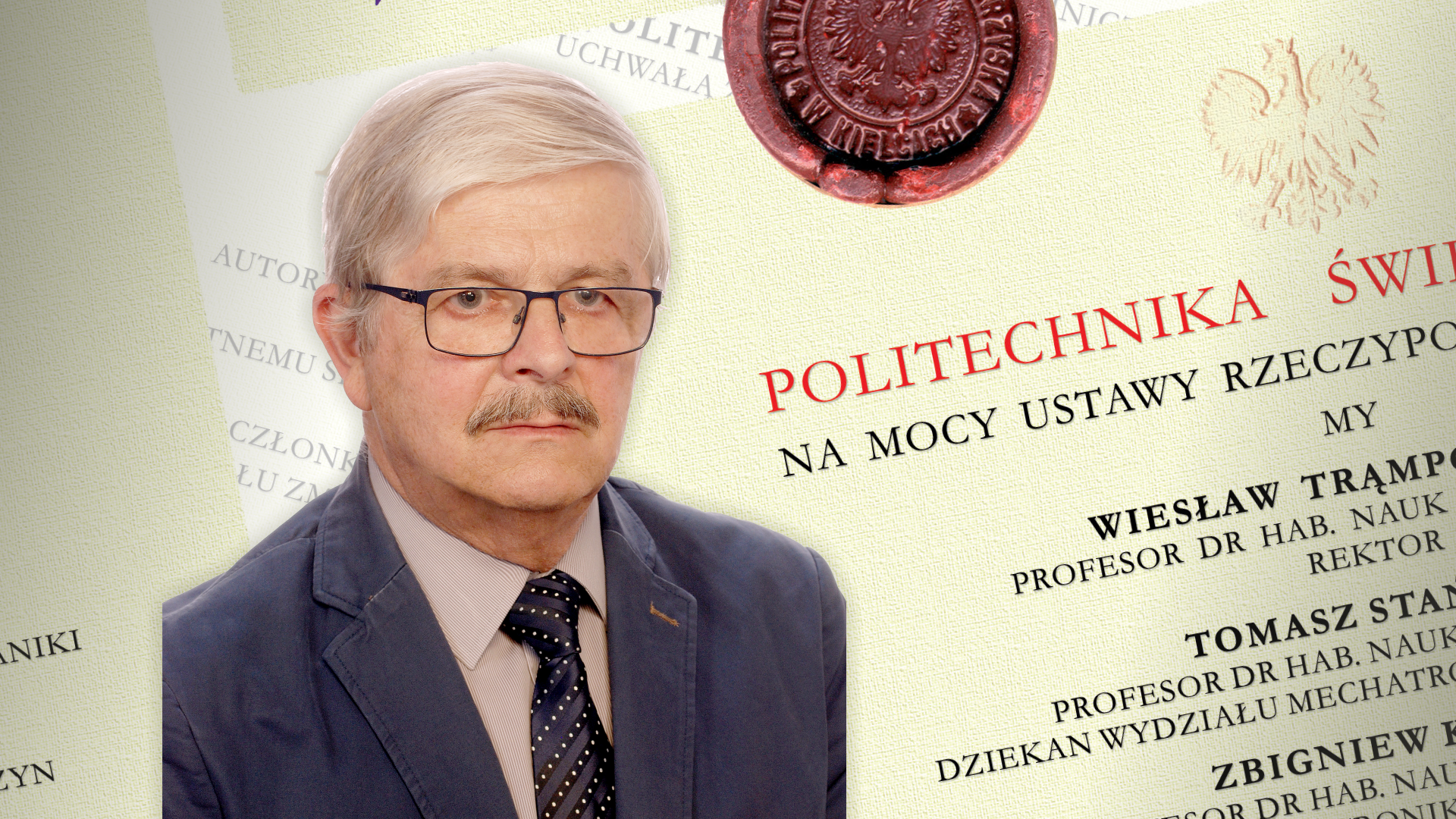 Nadanie tytułu doktora honoris causa prof. dr hab. inż. Andrzejowi Neimitzowi, dr h.c. Nadanie tytułu doktora honoris causa prof. dr hab. inż. Andrzejowi Neimitzowi, dr h.c.