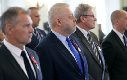 Odznaczony przez Prezydenta RP