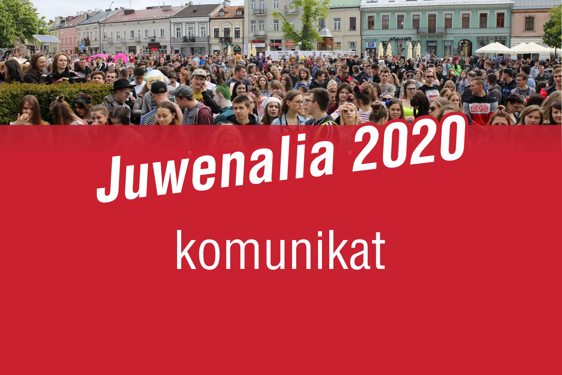 Komunikat Samorządu Studenckiego – Juwenalia 2020 Komunikat Samorządu Studenckiego – Juwenalia 2020