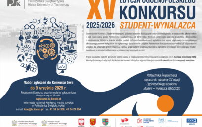 XV edycja Ogólnopolskiego Konkursu Student-Wynalazca