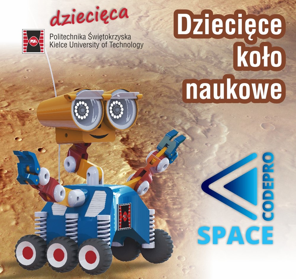 Spotkanie Koła Naukowego CODEPRO Space Dziecięcej Politechniki Świętokrzyskiej